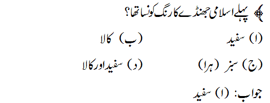 Islamiyat MCQs Test Questions (Urdu) | eBook
